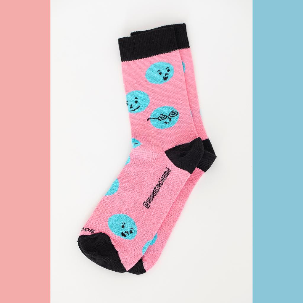 Calcetines solidarios infantiles rosas