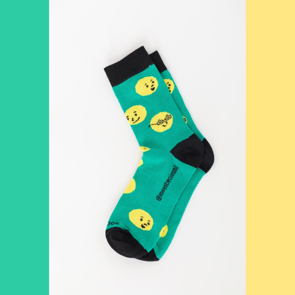 Calcetines solidarios infantiles verdes