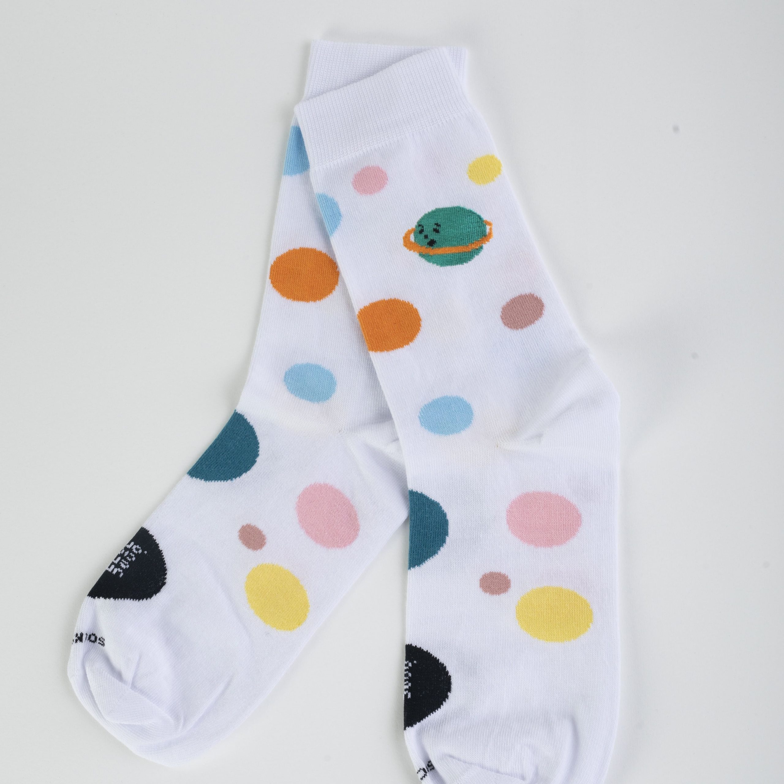 calcetines planeta blancos