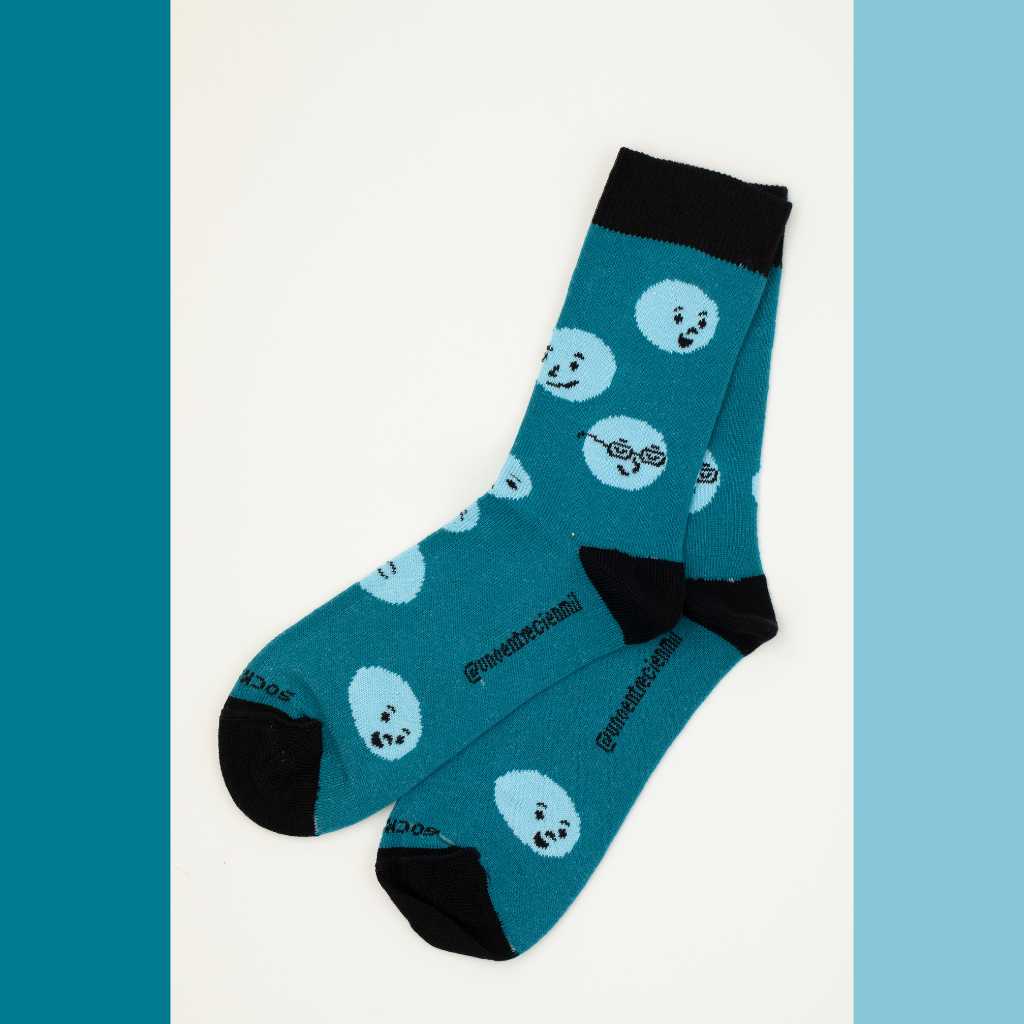Calcetines solidarios azules