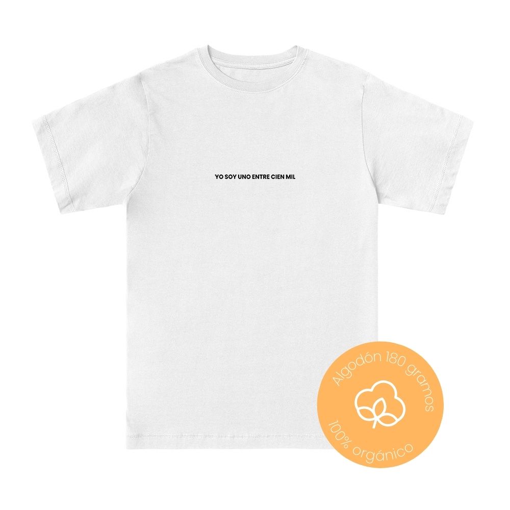 Camiseta Yo Soy Uno frontal blanca